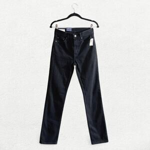 GAP High Rise '90s Slim Straight Jeans in True Black